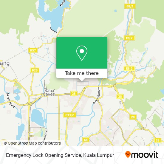 Emergency Lock Opening Service map