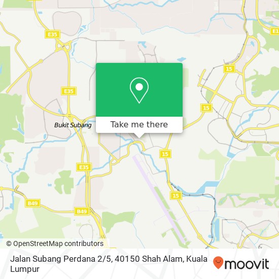 Jalan Subang Perdana 2 / 5, 40150 Shah Alam map