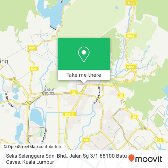 Selia Selenggara Sdn. Bhd., Jalan Sg 3 / 1 68100 Batu Caves map