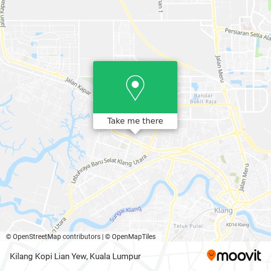 Kilang Kopi Lian Yew map