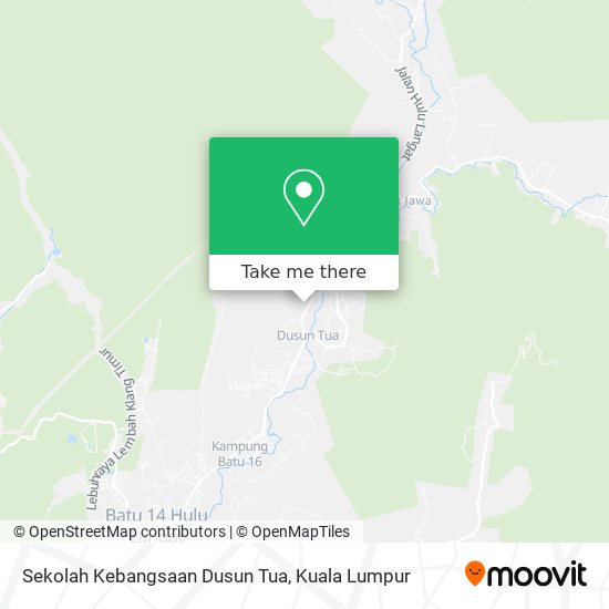 Sekolah Kebangsaan Dusun Tua map