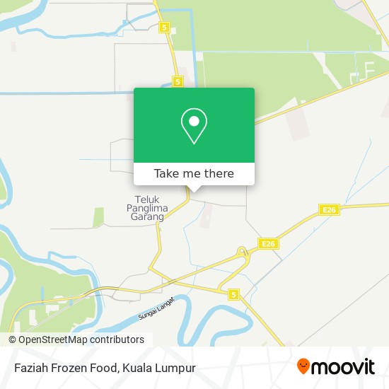 Faziah Frozen Food map