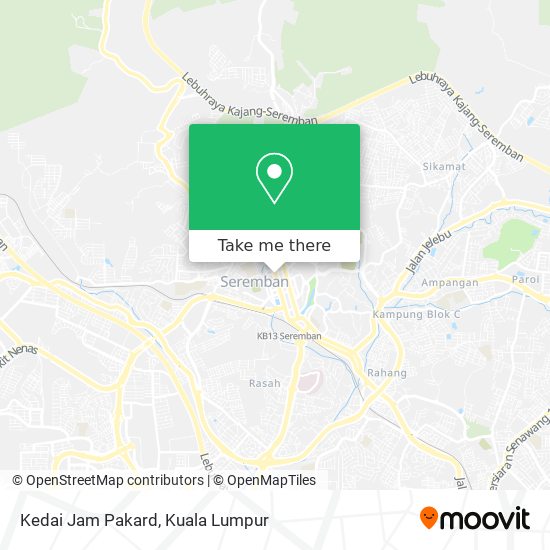 Peta Kedai Jam Pakard