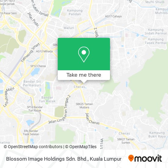 Blossom Image Holdings Sdn. Bhd. map