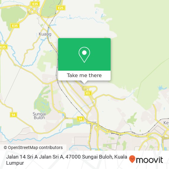 Jalan 14 Sri A Jalan Sri A, 47000 Sungai Buloh map