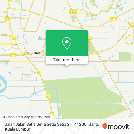 Jalan Jalan Setia Setia Setia Setia 2H, 41200 Klang map