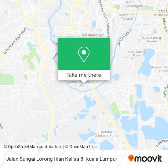 Jalan Sungai Lorong Ikan Kelisa 8 map