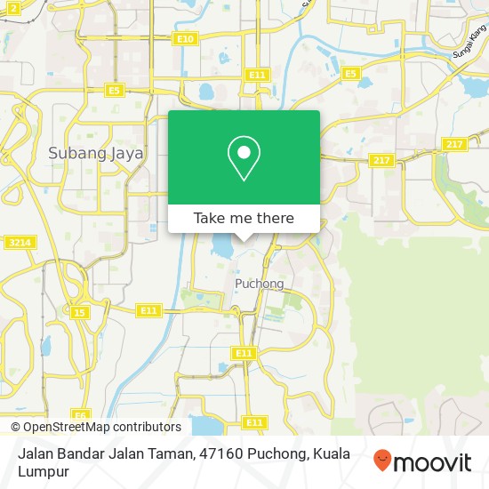 Jalan Bandar Jalan Taman, 47160 Puchong map