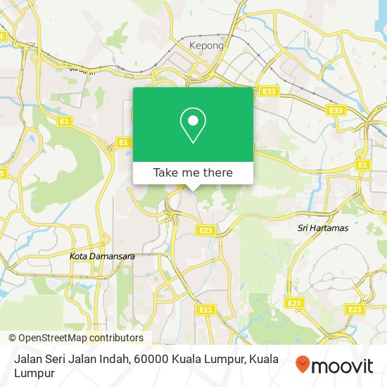 Jalan Seri Jalan Indah, 60000 Kuala Lumpur map