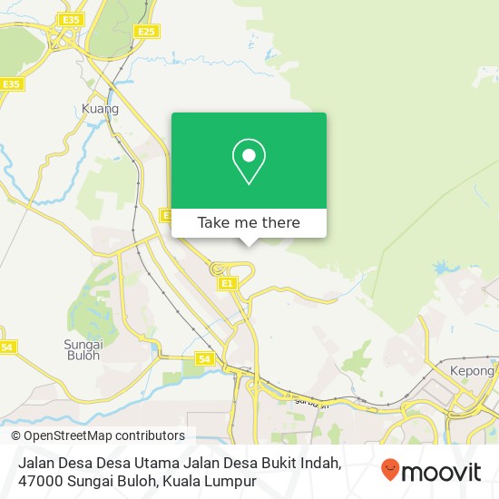 Peta Jalan Desa Desa Utama Jalan Desa Bukit Indah, 47000 Sungai Buloh