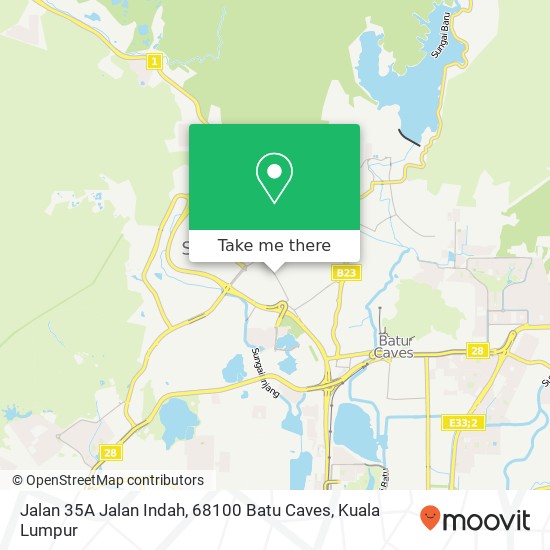 Jalan 35A Jalan Indah, 68100 Batu Caves map