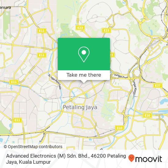 Advanced Electronics (M) Sdn. Bhd., 46200 Petaling Jaya map