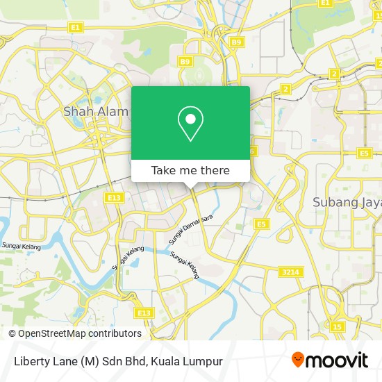 Liberty Lane (M) Sdn Bhd map