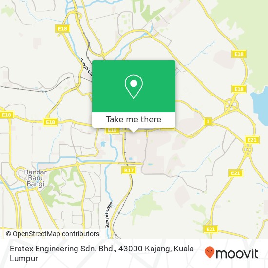 Eratex Engineering Sdn. Bhd., 43000 Kajang map