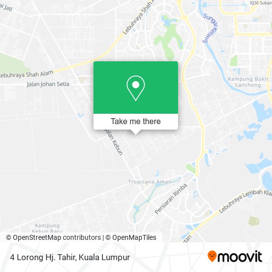 4 Lorong Hj. Tahir, 42450 Shah Alam map
