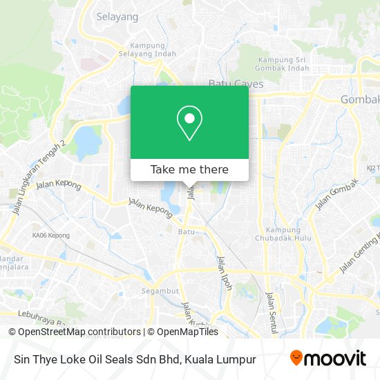 Sin Thye Loke Oil Seals Sdn Bhd map