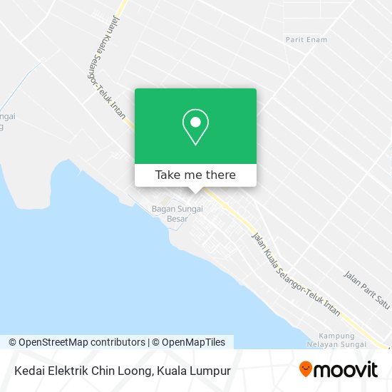 Peta Kedai Elektrik Chin Loong