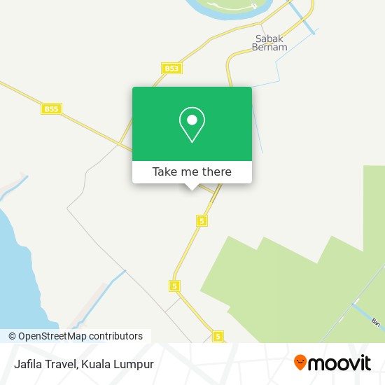 Jafila Travel map