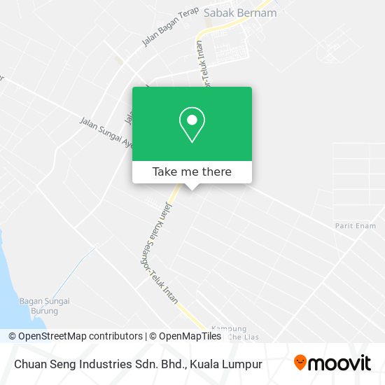 Chuan Seng Industries Sdn. Bhd. map