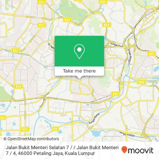 Jalan Bukit Menteri Selatan 7 / / Jalan Bukit Menteri 7 / 4, 46000 Petaling Jaya map