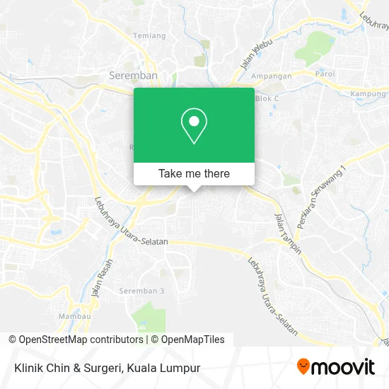 Klinik Chin & Surgeri map