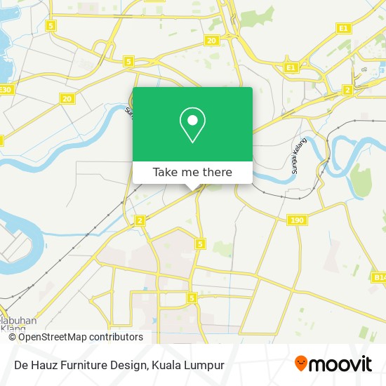 De Hauz Furniture Design map