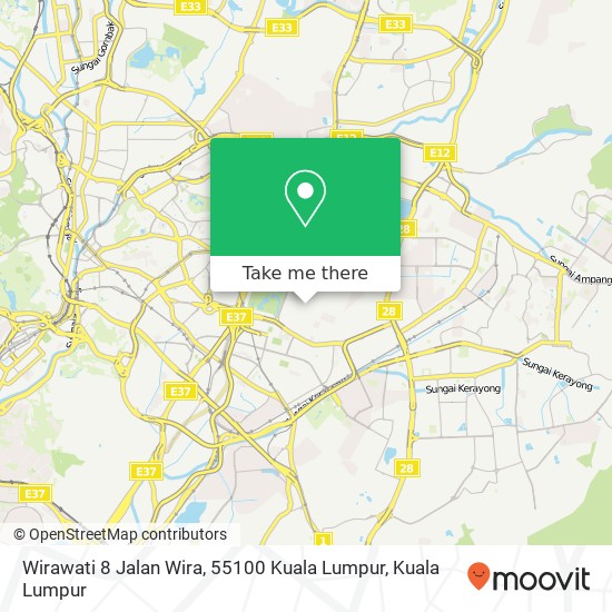 Wirawati 8 Jalan Wira, 55100 Kuala Lumpur map