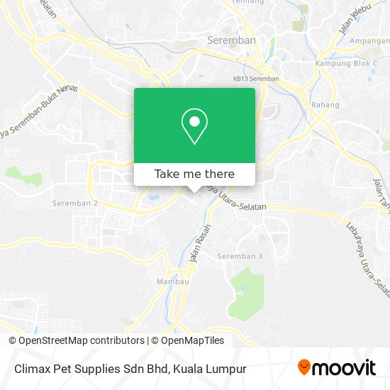 Climax Pet Supplies Sdn Bhd map