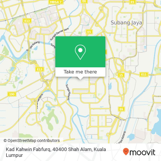 Peta Kad Kahwin Fabfurq, 40400 Shah Alam