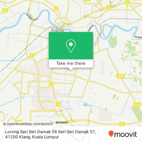 Lorong Seri Seri Damak 58 Seri Seri Damak 57, 41200 Klang map