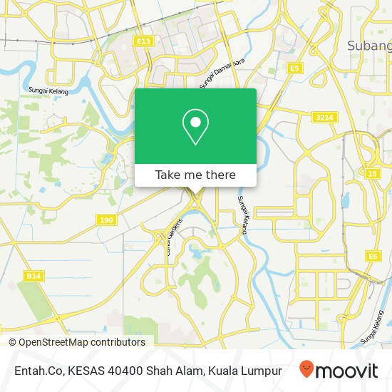 Entah.Co, KESAS 40400 Shah Alam map