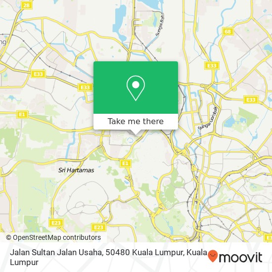 Jalan Sultan Jalan Usaha, 50480 Kuala Lumpur map