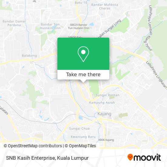 SNB Kasih Enterprise map