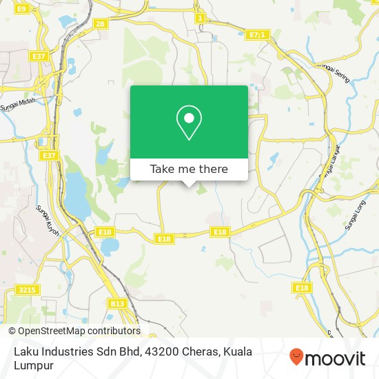 Laku Industries Sdn Bhd, 43200 Cheras map