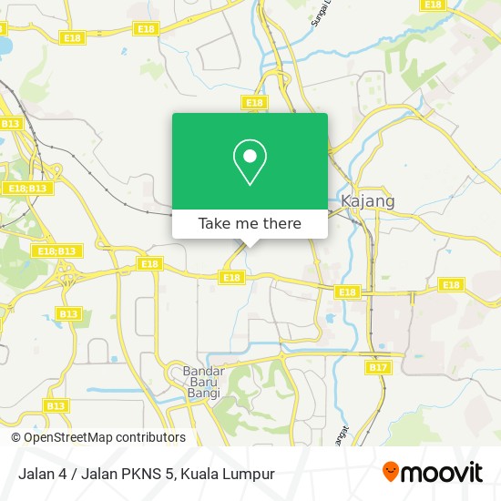 Peta Jalan 4 / Jalan PKNS 5