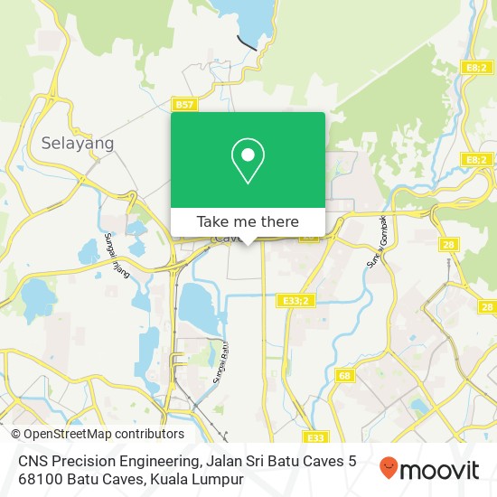 CNS Precision Engineering, Jalan Sri Batu Caves 5 68100 Batu Caves map