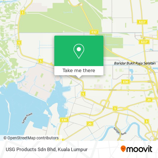 USG Products Sdn Bhd map