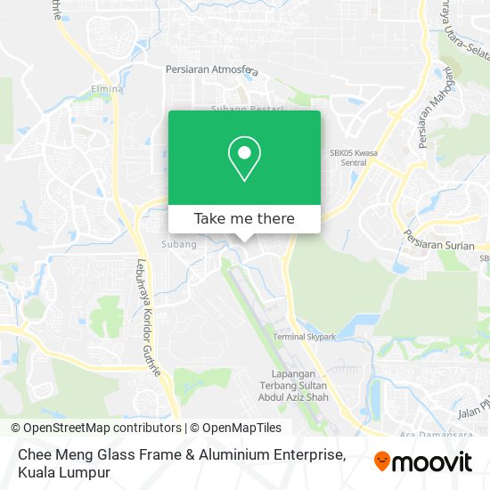 Chee Meng Glass Frame & Aluminium Enterprise map