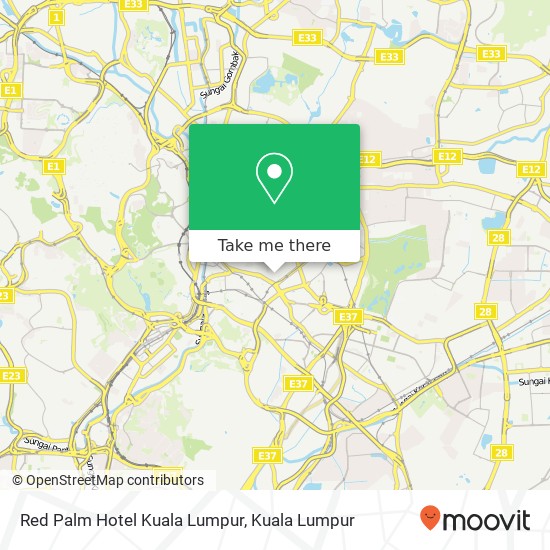 Peta Red Palm Hotel Kuala Lumpur