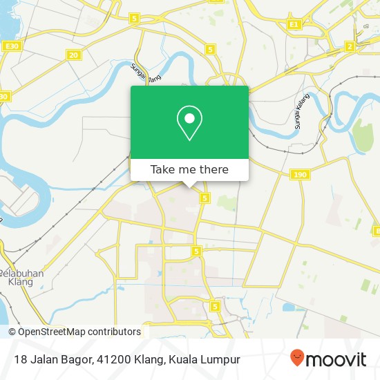 18 Jalan Bagor, 41200 Klang map
