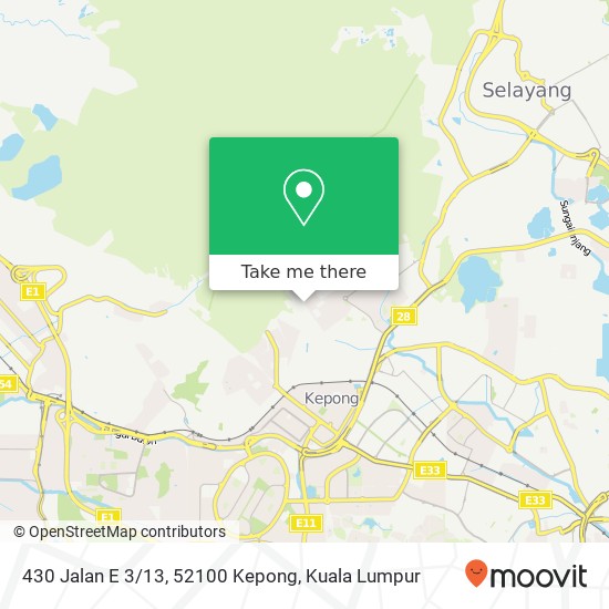 430 Jalan E 3/13, 52100 Kepong map