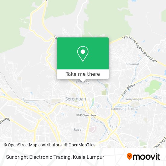 Sunbright Electronic Trading map
