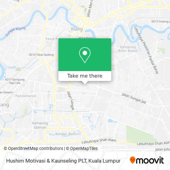 Hushim Motivasi & Kaunseling PLT map