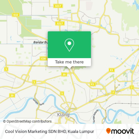 Cool Vision Marketing SDN BHD map