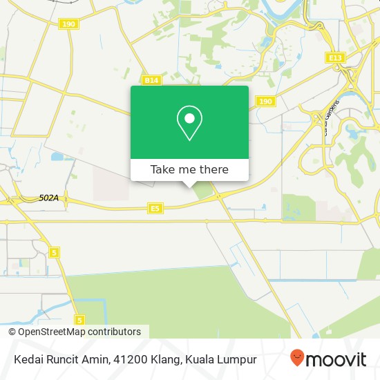 Kedai Runcit Amin, 41200 Klang map