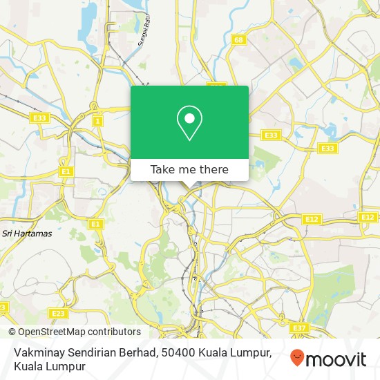Peta Vakminay Sendirian Berhad, 50400 Kuala Lumpur