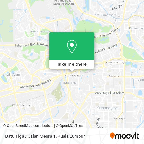 Batu Tiga / Jalan Mesra 1 map