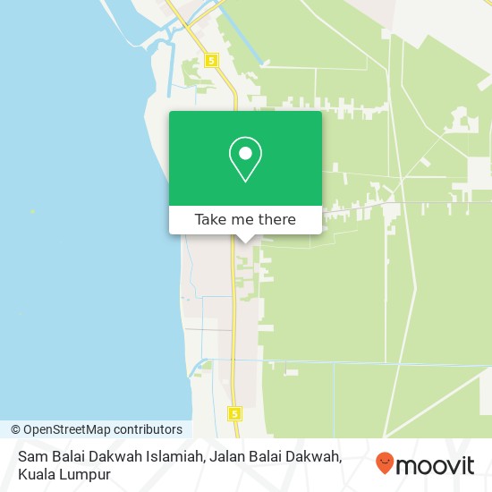 Sam Balai Dakwah Islamiah, Jalan Balai Dakwah map