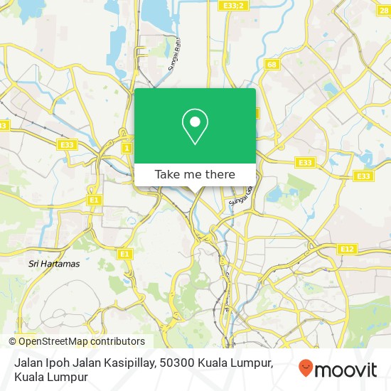 Jalan Ipoh Jalan Kasipillay, 50300 Kuala Lumpur map