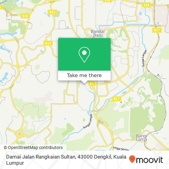 Damai Jalan Rangkaian Sultan, 43000 Dengkil map